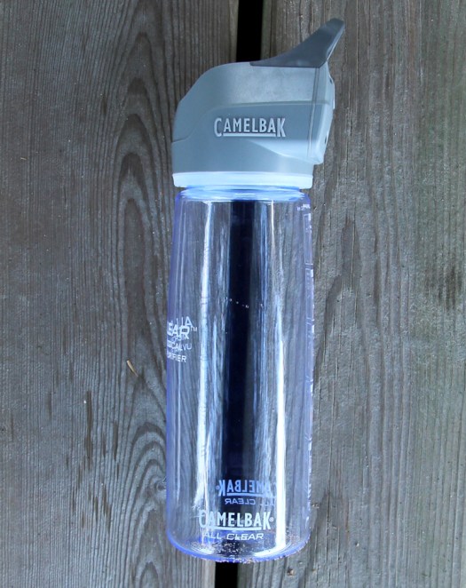 Standard 0.5-liter bottle and CamelBak All Clear UV cap