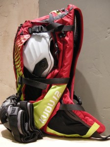 Helmet and pad storage is well thought out and accessible.