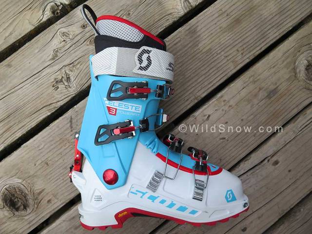 chaussures de ski randonnée SCOTT CELESTE II, shock damper inserts, SKI/WALK